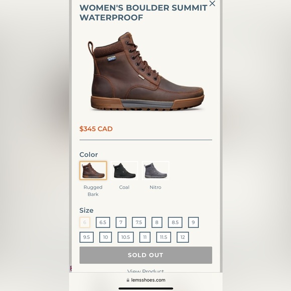 Lems boulder boot summit EU 36 brand new - Picture 6 of 6